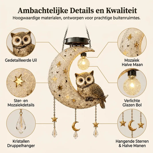 MoonOwl Solar Tuinlamp